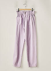 Jeans coupe droite violet TEDDY SMITH pour fille seconde vue