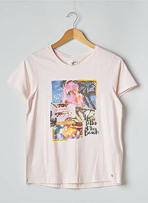 T-shirt rose DEELUXE pour fille