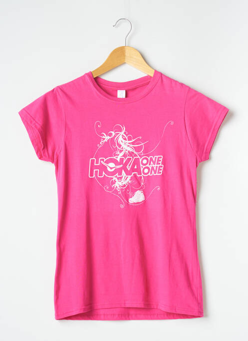 T-shirt rose GILDAN pour fille