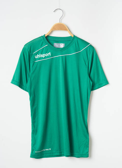 T-shirt vert UHLSPORT pour garçon