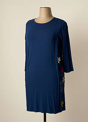 Robe mi-longue bleu MAMATAYOE pour femme