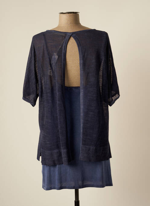 Robe courte bleu SEE THE MOON pour femme