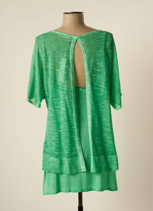 Robe courte vert SEE THE MOON pour femme
