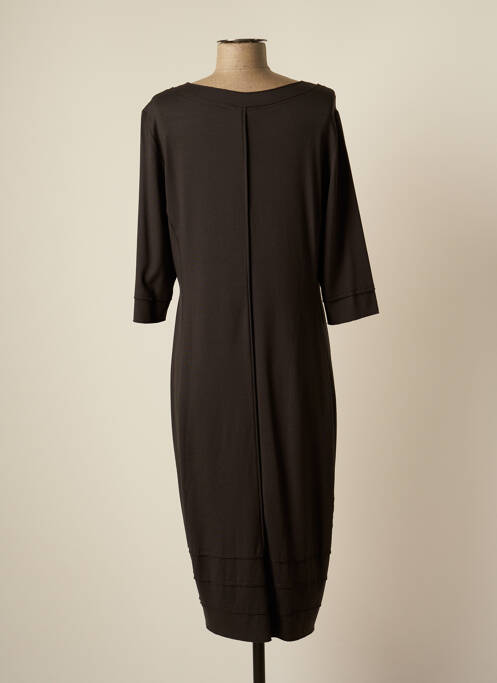 Robe mi-longue gris VETONO pour femme