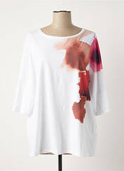 T-shirt blanc ANNA SERAVALLI pour femme seconde vue