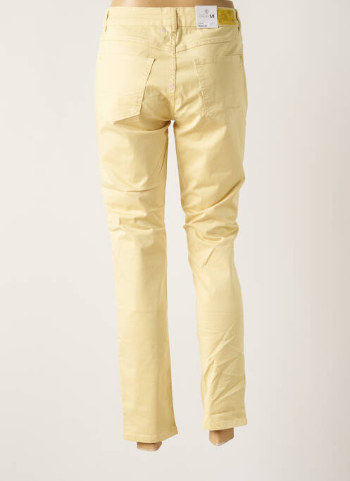 Pantalon slim jaune PARA MI pour femme