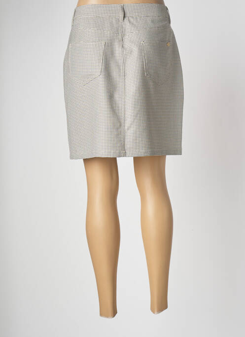 Jupe courte beige FREEMAN T.PORTER pour femme