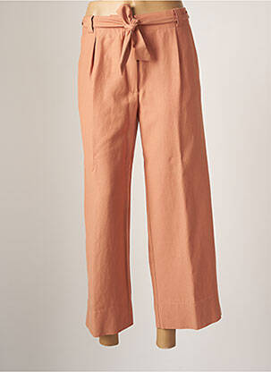 Pantalon 7/8 orange DEVERNOIS pour femme