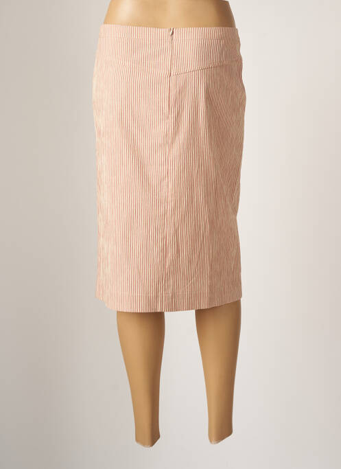 Jupe mi-longue rose DEVERNOIS pour femme