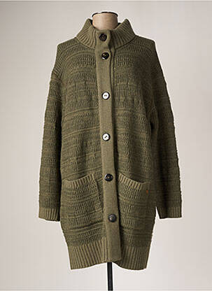 Veste casual poches vert DEVERNOIS femme