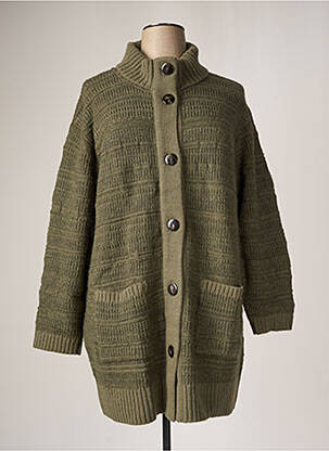 Veste casual poches vert DEVERNOIS femme