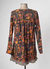 Robe courte orange RHUM RAISIN pour femme seconde vue