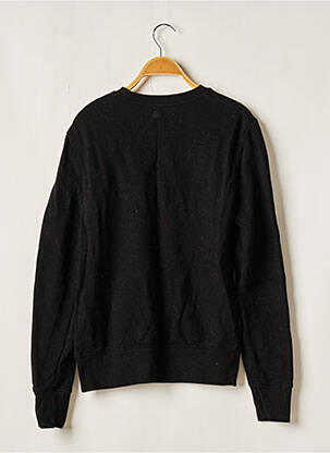 Sweat-shirt stretch manches longues noir AMI ALEXANDRE MATTIUSSI homme