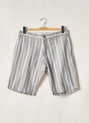 Bermuda poches taille normale bleu J.W BRINE homme