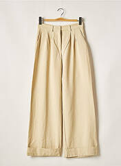 Pantalon large beige H&M pour femme seconde vue