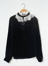 Top stretch manches longues noir MONOPRIX femme