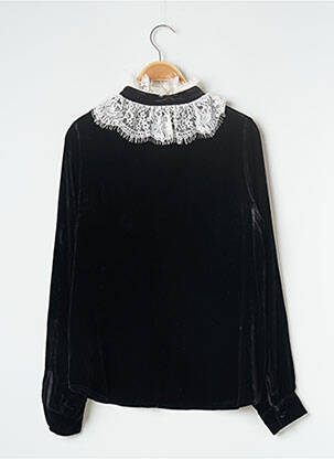 Top stretch manches longues noir MONOPRIX femme