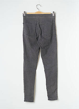 Pantalon slim skinny taille normale gris TOPSHOP femme