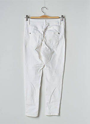 Pantalon slim broderie rivets taille normale blanc M&S COLLECTION femme