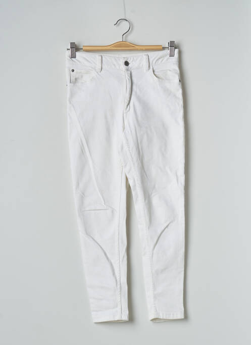 Pantalon slim blanc M&S COLLECTION pour femme