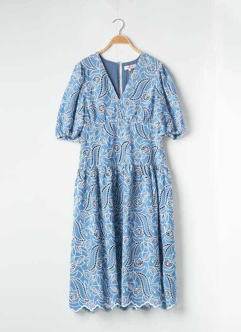 Robe mi-longue bleu DERHY pour femme
