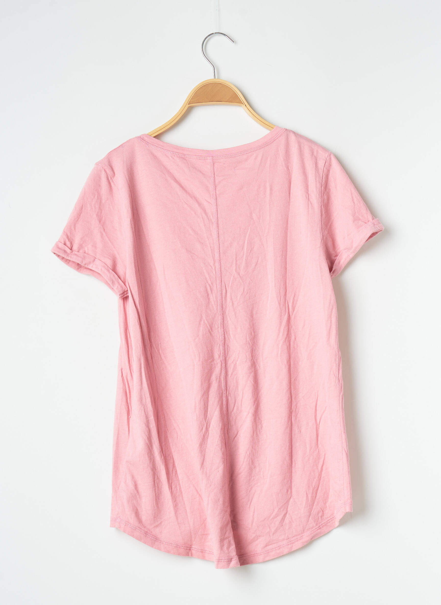 C A Tshirts Femme De Couleur Rose 2159762-rose00 - Modz
