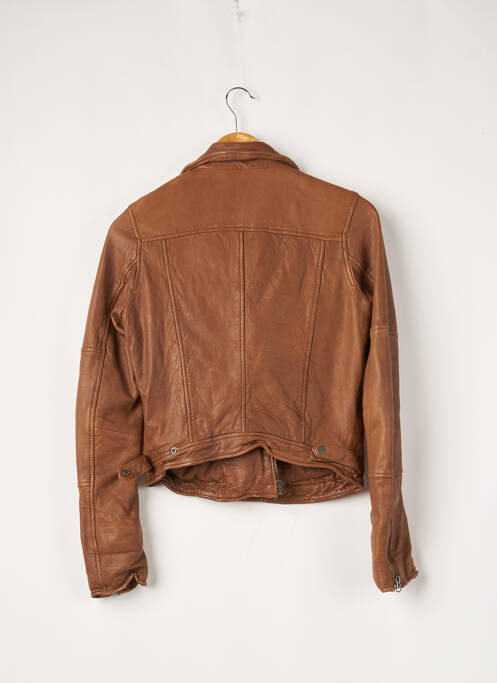 Veste en cuir marron LEVIS pour femme