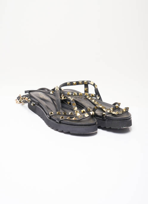 Sandales/Nu pieds noir HOTSOLES pour femme