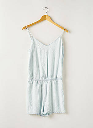 Combishort fines bretelles fines bretelles bleu H&M femme