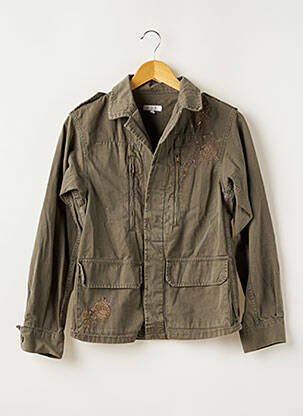 Veste casual poches vert KOOKAI femme