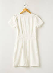 Robe courte blanc CLO&SE pour femme seconde vue
