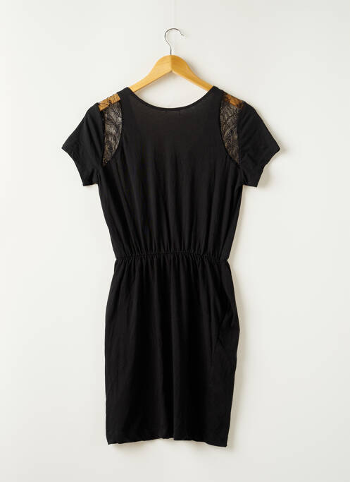 Robe courte manches courtes manches courtes noir H&M femme