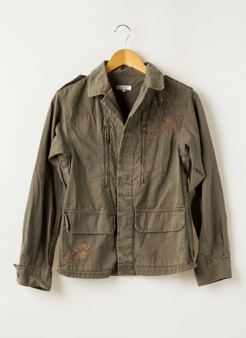 Veste casual poches vert KOOKAI femme