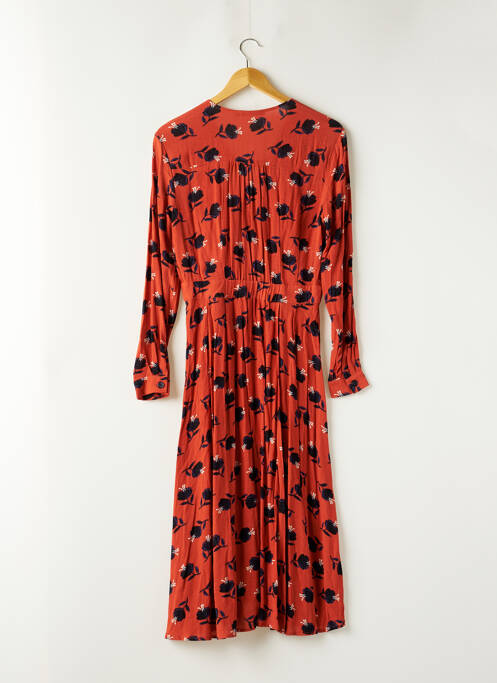 Robe longue orange MONOPRIX pour femme