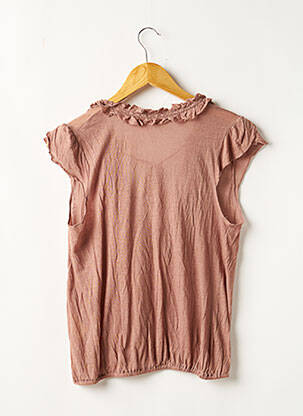 Top stretch manches courtes rose VANESSA BRUNO femme