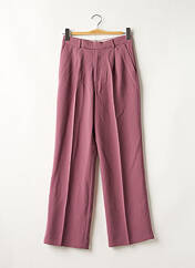 Pantalon chino violet ZARA pour femme seconde vue