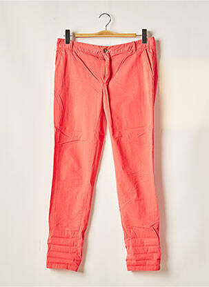 Pantalon chino taille basse taille basse rose ZARA femme