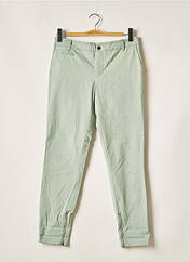 Pantalon chino vert ZARA pour femme seconde vue