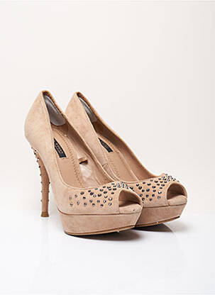 Sandales/nu pieds talon aiguille talon haut de 10cm et plus rose ZARA femme
