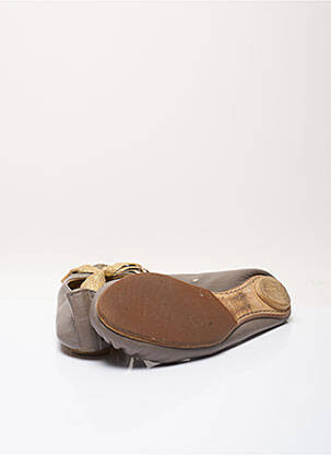 Ballerines matière lisse talon plat jusqu'à 3cm marron MALOLES femme
