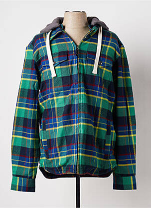 Veste casual coupe droite vert DAYTONA homme