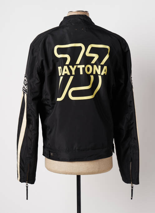 Blouson noir DAYTONA pour homme