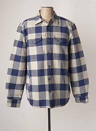 Veste casual fermeture boutonnée sur le devant bleu DAYTONA homme