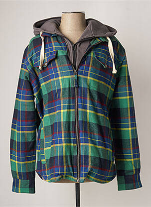 Veste casual coupe droite vert DAYTONA homme