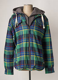 Veste casual finition intérieure doublée vert DAYTONA homme