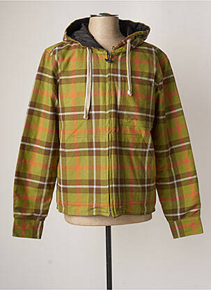 Veste casual coupe droite vert DAYTONA homme