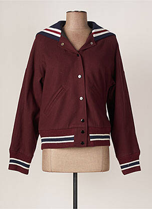 Blouson poches rouge LILI SIDONIO femme