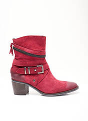 Bottines/Boots rouge REGARD pour femme seconde vue
