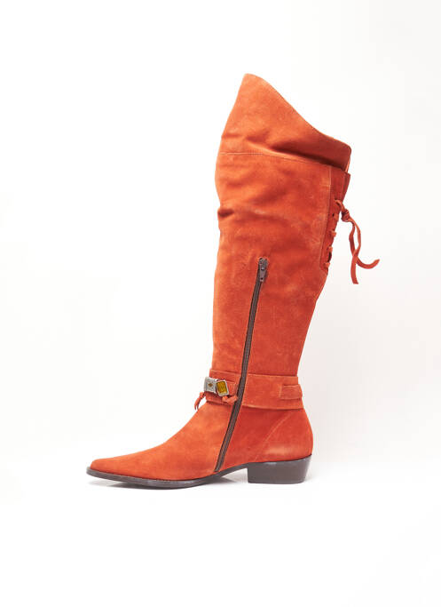 Bottes orange REGARD pour femme