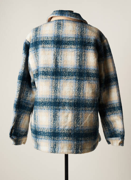 Manteau court bleu FIVE femme